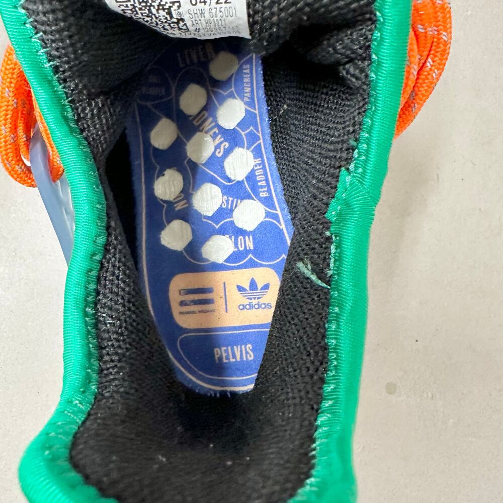 adidas x‎ Pharrell Hu NMD Sneakers in Animal Print Amber Mens US Size 9 - Picture 12 of 16